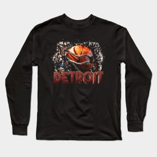 Classic Sports Detroit Proud Name Basketball Long Sleeve T-Shirt